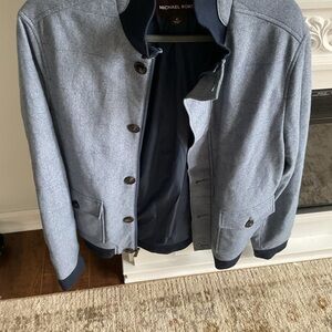 Michael Kors Men’s Blue two-tone jacket